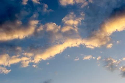 Evening sky Stock Photos