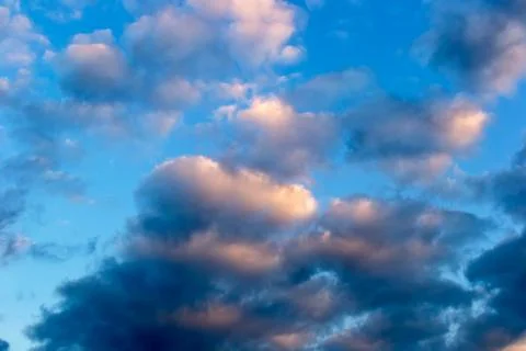 Evening sky Stock Photos