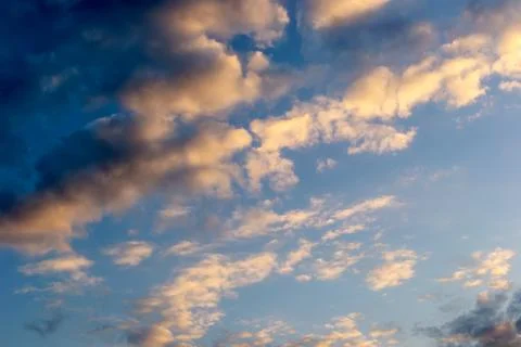 Evening sky Stock Photos