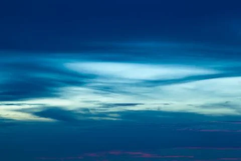 Evening sky. Stock Photos