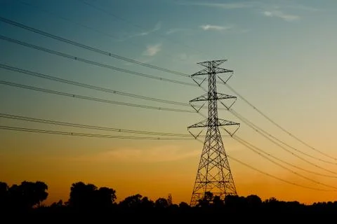 The evening sky. Stock Photos