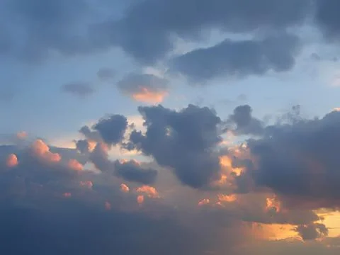 Evening sky Stock Photos