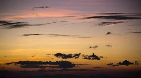 Evening sky Stock Photos