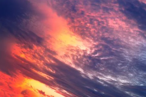 Evening sky Stock Photos