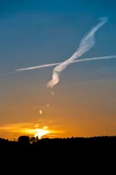 Evening sky Stock Photos