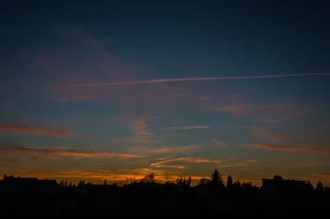 Evening sky Stock Photos