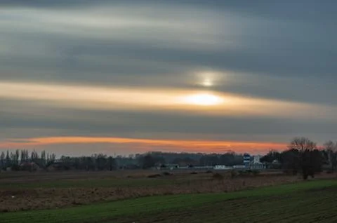 Evening sky Stock Photos