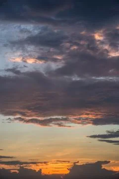 Evening sky Stock Photos