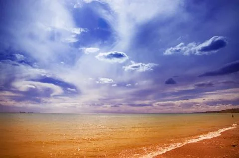 Evening sky Stock Photos