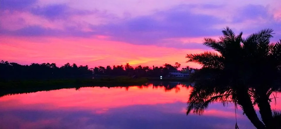 Evening sky Foto stock