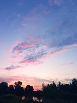 Evening sky Stock Photos