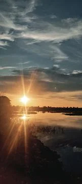 Evening sky Stock Photos