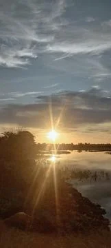 Evening sky Stock Photos