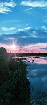 Evening sky Stock Photos