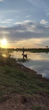 Evening sky Stock Photos