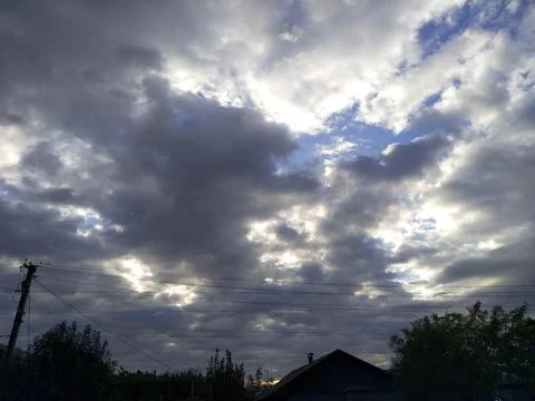 Evening sky Stock Photos