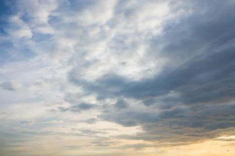 Evening sky Stock Photos