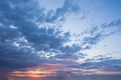 Evening sky Stock Photos
