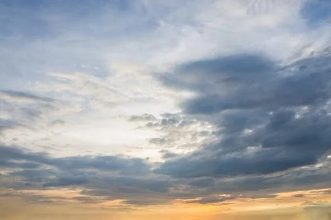 Evening sky Stock Photos