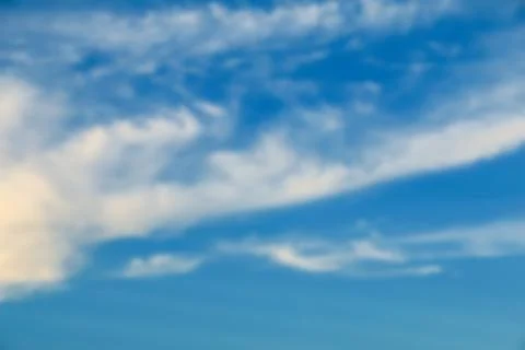 Evening sky with soft blur effect, featuring calm hues for use in backgroun.. Stock Photos