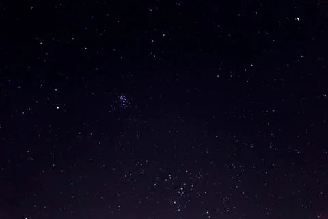 Evening sky with star background Stock Photos