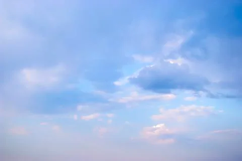 Evening sky. Summer Stock Photos