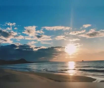 Evening sky sun Stock Photos