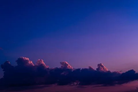Evening sky at sunset background 스톡 사진