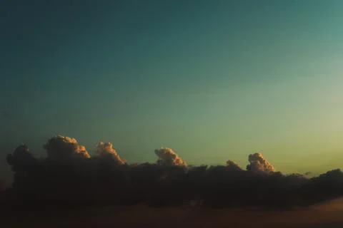 Evening sky at sunset background 스톡 사진