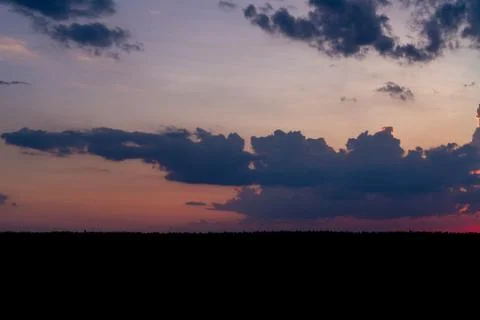 Evening sky at sunset background 스톡 사진