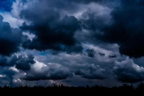 Evening sky at sunset background Stock Photos