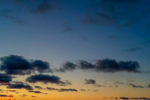 Evening sky at sunset background 스톡 사진
