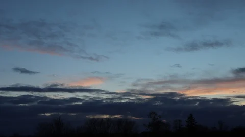 Evening sky in timelapse Stock Footage 104822715