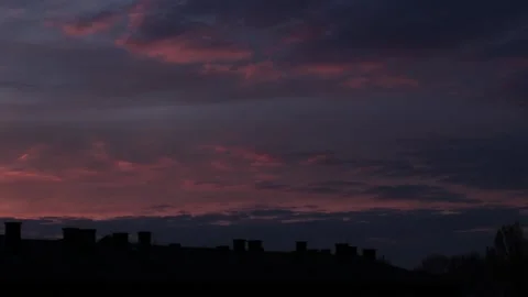 Evening sky timelapse Stock Footage 148054145