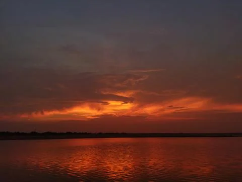 Evening sky two Foto stock