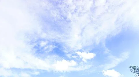 The evening sky was beautiful when the soft sunlight spread throughout Stock Illustration