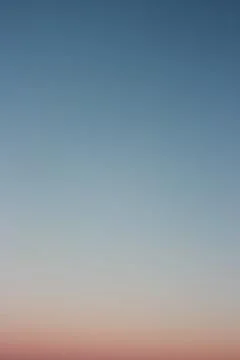 Evening sky without clouds. Clear sky as background or gradient. Stock Photos