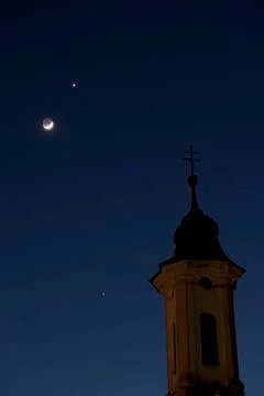 Evening Stars Fotos Stock