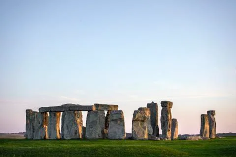 Evening Stonehenge Stock Photos