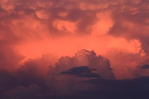 Evening Storm Clouds Stock Photos