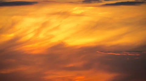 The evening stream of cloud. Time lapse. Telephoto lens Stock Footage 63774387