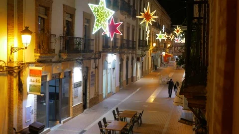 Evening street. Timelapse Stock Footage 85443103