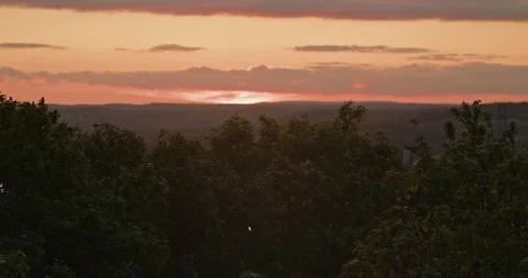 Evening Sun and Clouds Timelapse: Stock Footage 278921773