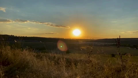 Evening sun Video stock 159907036