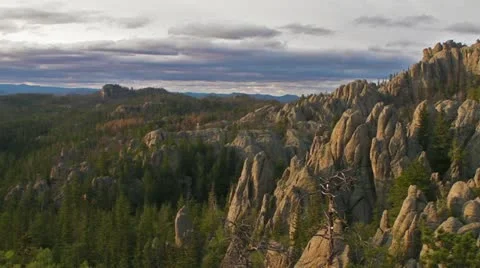 Evening Sun on Rocks Stock-Footage 11799047