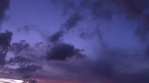 An evening the sun set glow Stock Footage 8678771