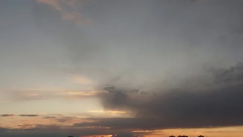 Evening Sunset Background Stock Footage 75549007