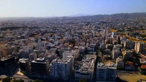 Evening sunset over Limassol, Cyprus Stock Footage 310201562