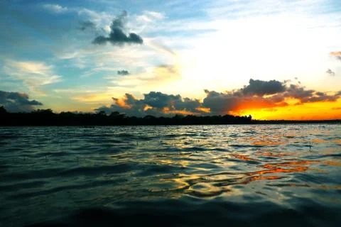 Evening sunset 写真素材