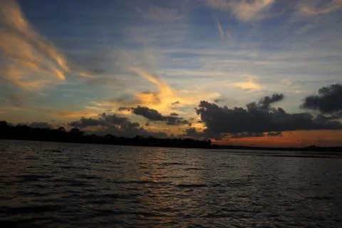 Evening sunset 写真素材